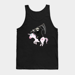 Death Riding Unicorn Tank Top